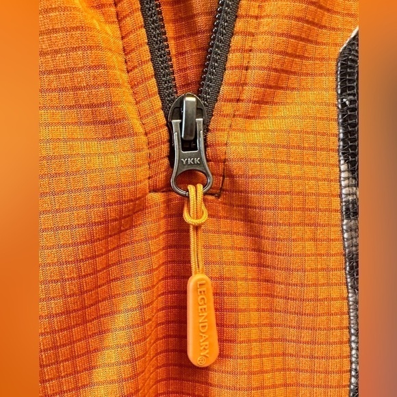 Legendary Whitetails Mens Quarter‎ Zip Pullover Orange Camo Pocket - Picture 6 of 10